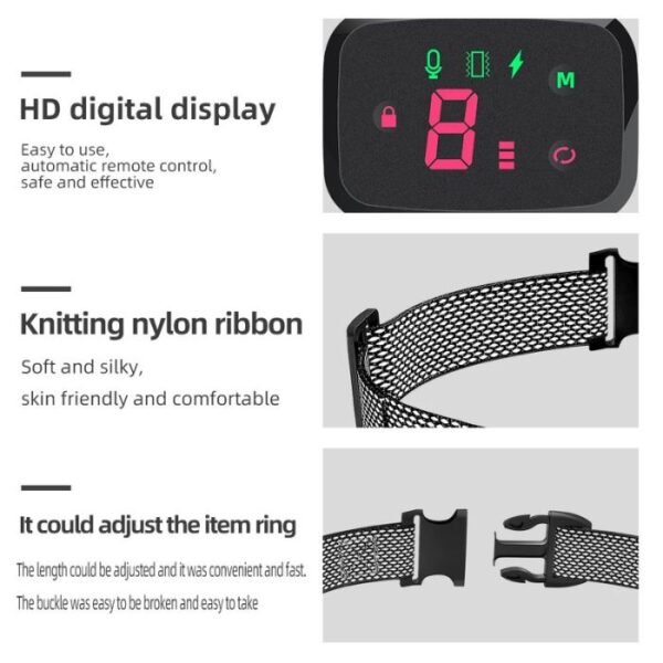 Collier intelligent et automatique Anti-aboiement pour chien
