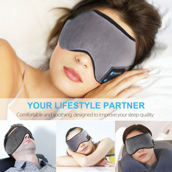 Masque pour Dormir, musique intelligente, bandeau de sommeil, casque de voyage